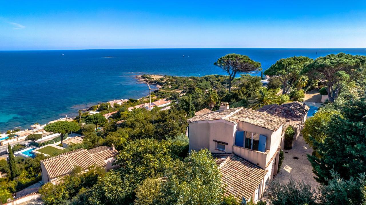 Superbe Villa, Incroyable Vue Mer, Piscine Chauffee, Climatisee Sainte-Maxime Luaran gambar