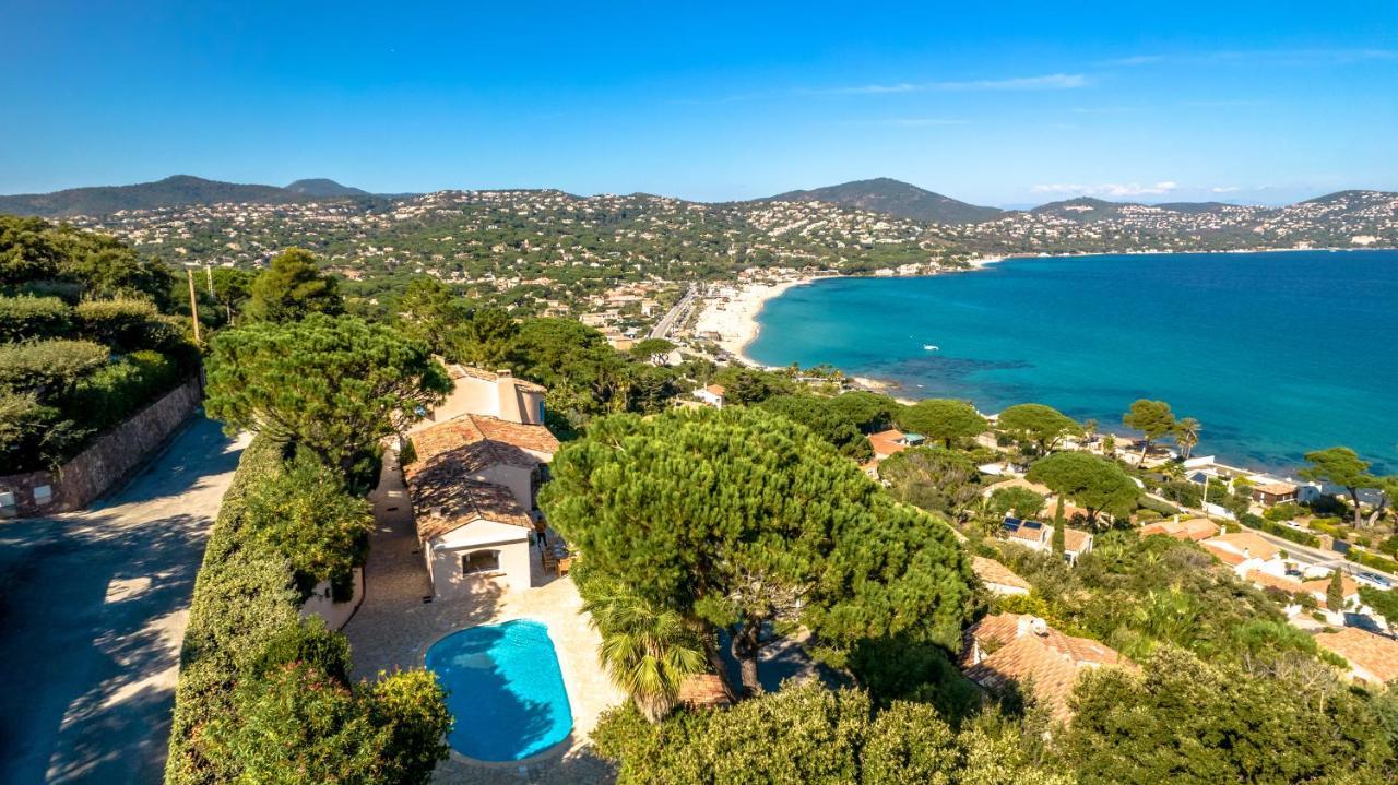 Superbe Villa, Incroyable Vue Mer, Piscine Chauffee, Climatisee Sainte-Maxime Luaran gambar