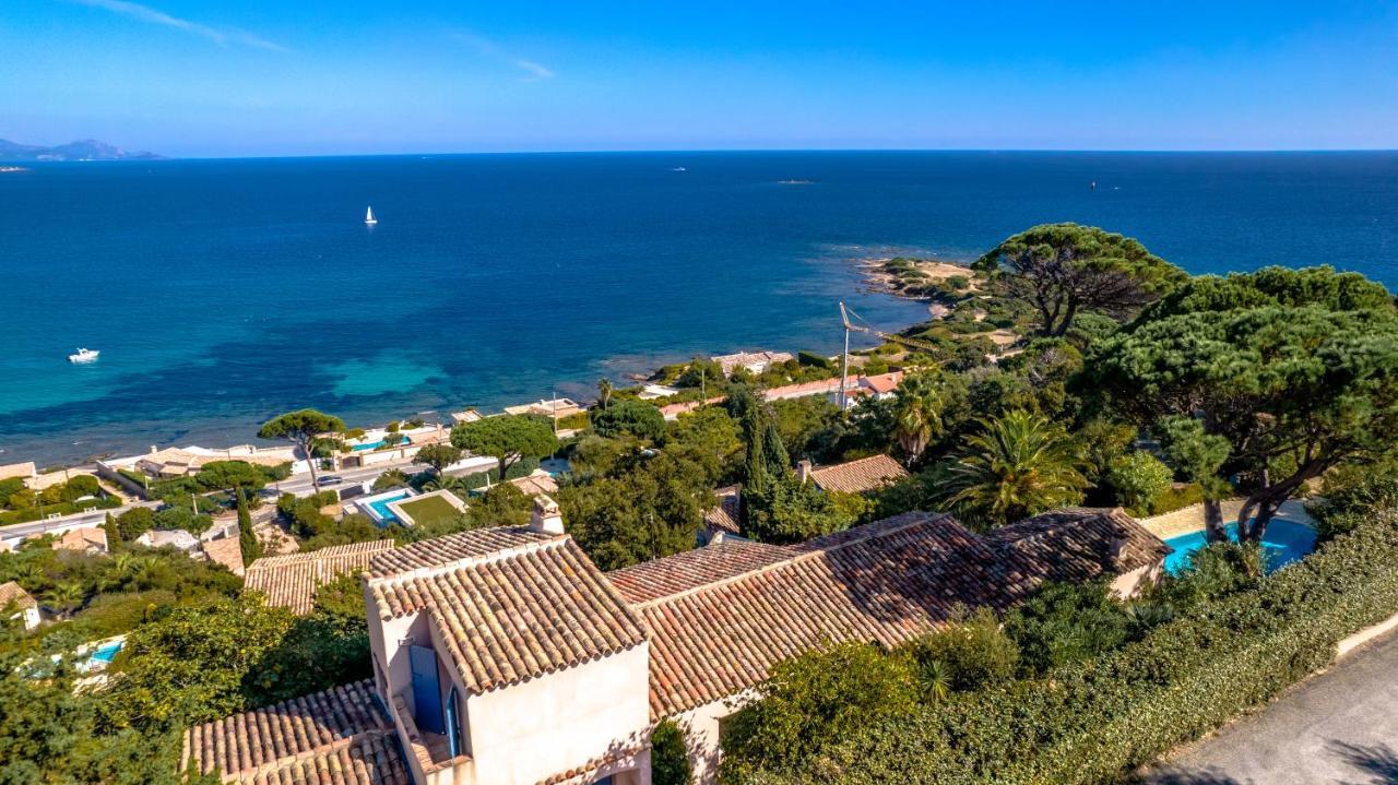 Superbe Villa, Incroyable Vue Mer, Piscine Chauffee, Climatisee Sainte-Maxime Luaran gambar