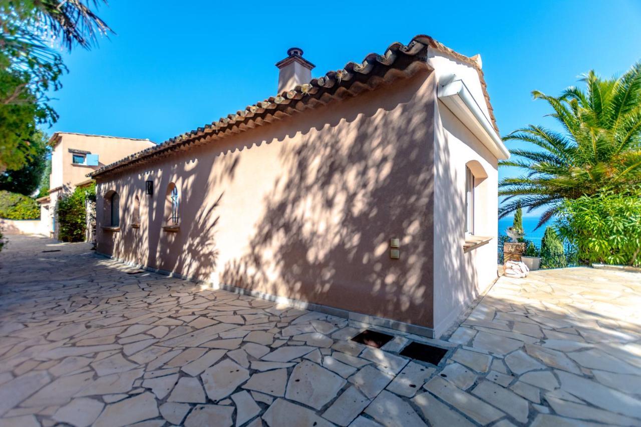 Superbe Villa, Incroyable Vue Mer, Piscine Chauffee, Climatisee Sainte-Maxime Luaran gambar