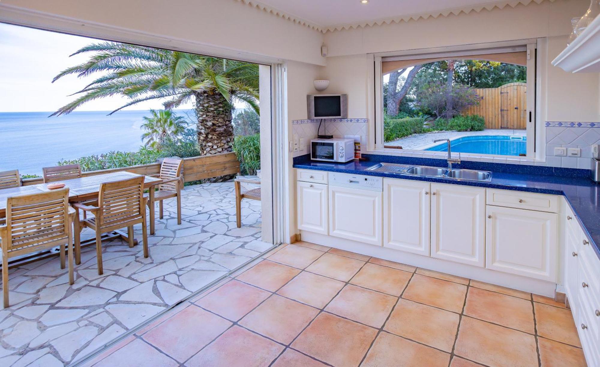 Superbe Villa, Incroyable Vue Mer, Piscine Chauffee, Climatisee Sainte-Maxime Luaran gambar
