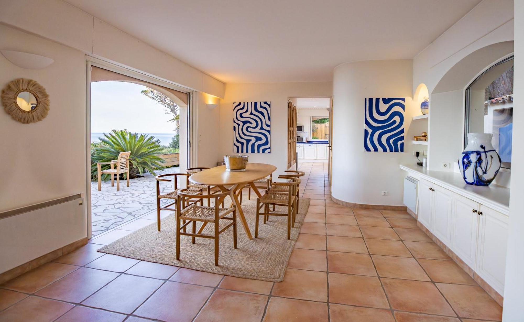 Superbe Villa, Incroyable Vue Mer, Piscine Chauffee, Climatisee Sainte-Maxime Luaran gambar